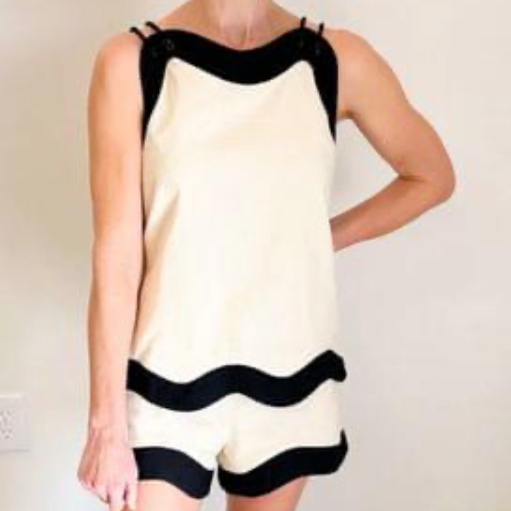Aureum Linen Wave Shorts Set